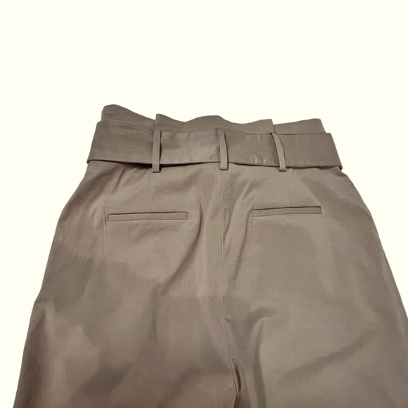Gianni Bini High Waisted Pleated Khaki Dress Pants with Tie Size 8 - Picture 5 of 10